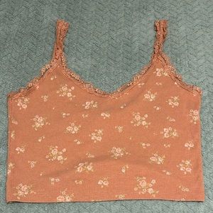 Forever21 Pink Floral Top